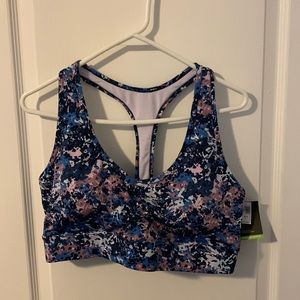Racetrack sports bra